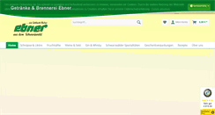 Desktop Screenshot of brennerei-ebner.de